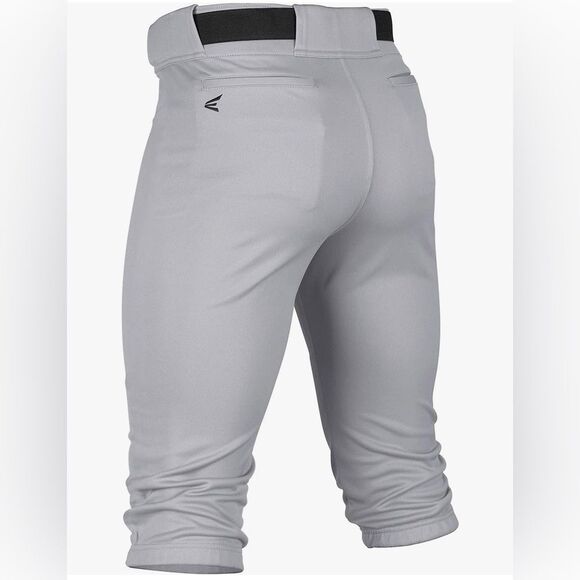 Easton Rival+ Knicker Baseball Pant Youth Size M Medium Solid Gray 25”-27” sport - Picture 2 of 6